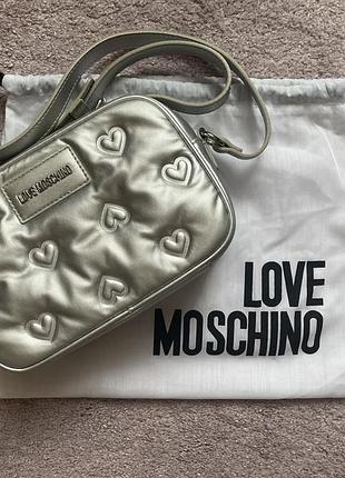 Love moschino сумка сумочка крос боді