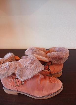 Ботинки кожаные