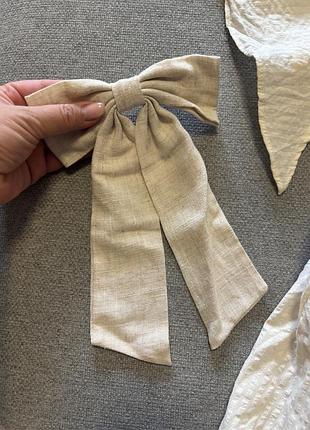 Заколка з льону