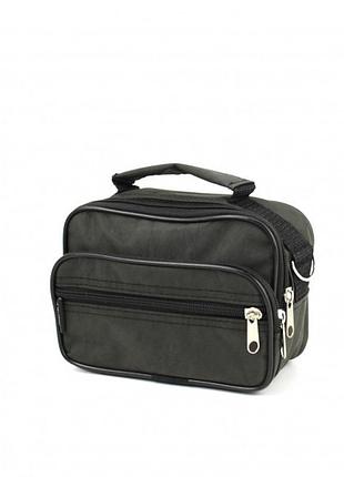 Мужская сумка - барсетка wallaby 2663 на 4 отдела - 17х12х7см хаки