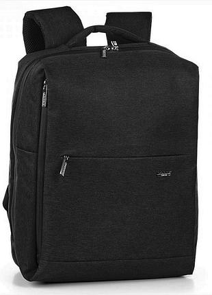 Стильный городской рюкзак dolly 394 черный 31х39х19см