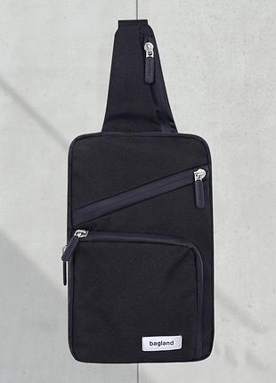 Барсетка bagland flavio 3л. 0021866 черный 30х20х5см