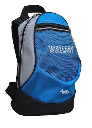 Небольшой прогулочный рюкзак wallaby 152 голубой 27х21х12см