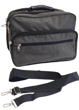 Мужская сумка из крепкой ткани на каждый день bagstar хаки 36х27х17см