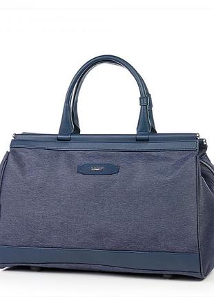 Сумка - саквояж дорожная dolly 252 - 54х33х28см синяя