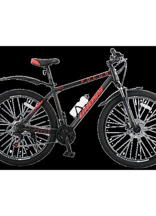 Cross велосипед cross focus 29" 19.5" черный-красный