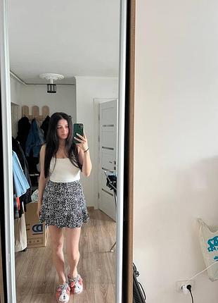 Спідниця спідничка жіноча спідниця в горошок спідниця міні