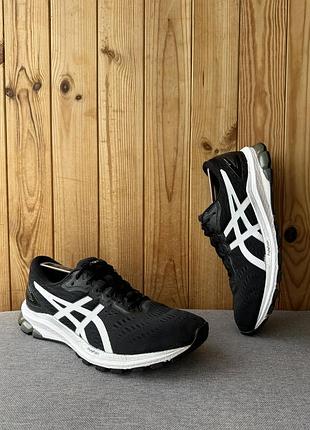 Спортивні чорні чоловічі кросівки кеди взуття asics