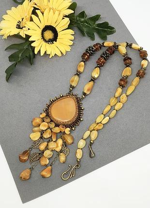 Сотуар з бурштину "осіння рапсодія 2"