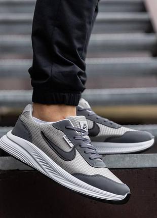 Кроссовки nike racer grey