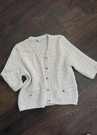 Светр кардиган zara 3