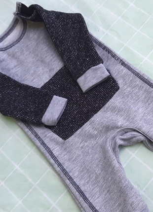 Человечик nutmeg 3 мес 62 см серый