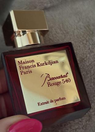 Maison francis kurkdjian baccarat rouge  540 extrait de parfum