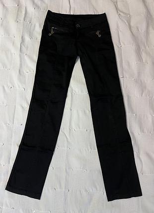 Чорні прямі брюки