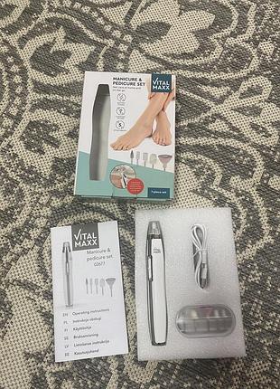 Vital maxx набір для маникюру педикюру