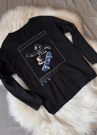 Футболка реглан кофта с рукавом