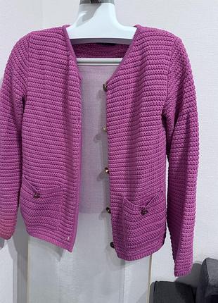Розовий  кардиган