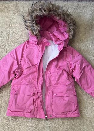 Новая парка на девочку 7-8 лет рост 130