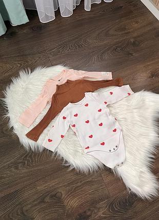 Боді дитячі, набір боді