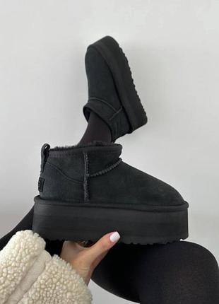 Ugg ultramini platform black