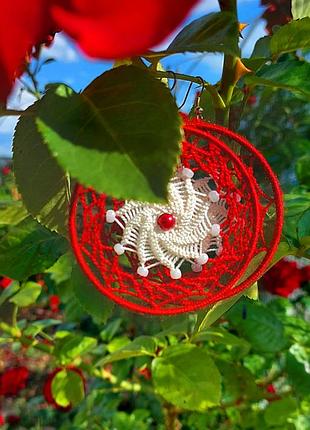 Красивые плетеные серьги
