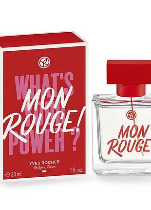 Парфумована вода mon rouge 30мл ів роше yves rocher