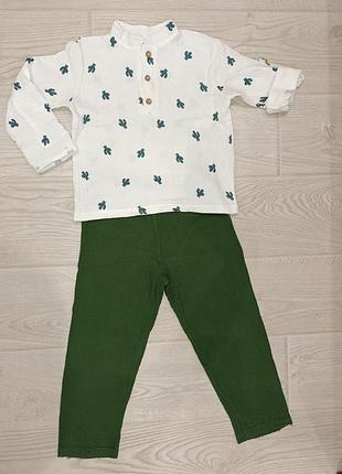 Костюм мусліновий трійка