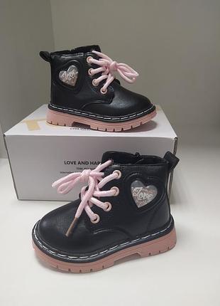 Детские ботинки для девочки 21-26р.