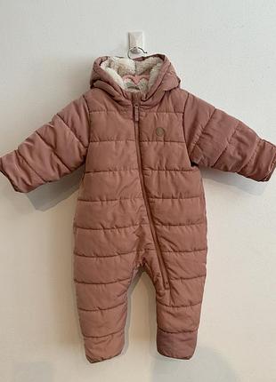 Зимовий комбінезон для дівчинки (74 розмір)