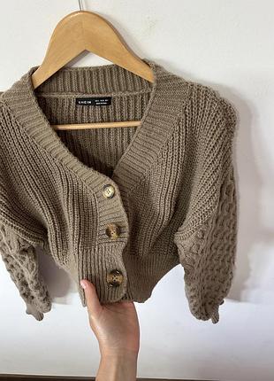 Вкорочений кардиган shein🌿 4