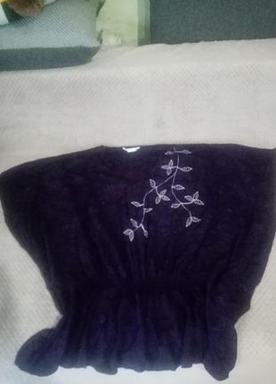 Блузка фантазийная подходит к стилю бохо размер 48-50