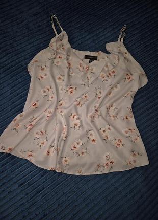 Блуза / майка в цветы
