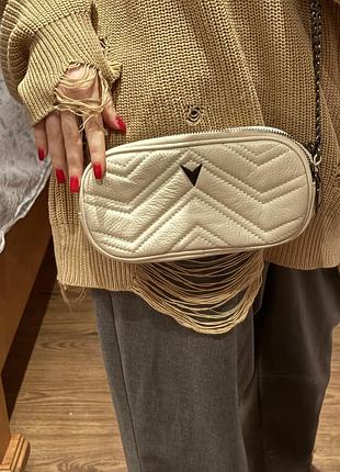 Ніжно беж сумка через плече