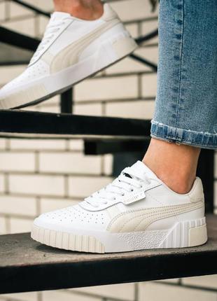 Puma cali wn's white rosewater🆕шикарні кросівки пума🆕 купити накладений платіж10 фото