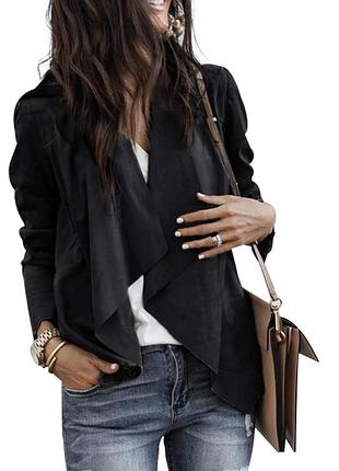 Куртка пиджак под замш на подкладке