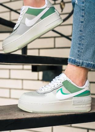 Nike air force shadow green mint🆕шикарные кроссовки найк🆕 купить наложенный платёж