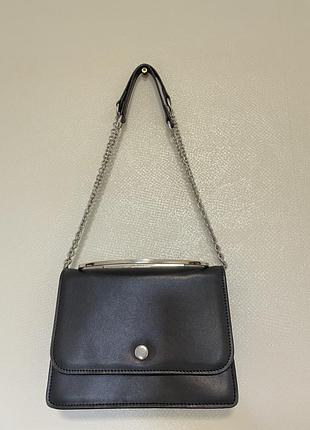 Мінісумка шкіряна miraton чорна