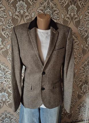 Шерстяний жакет пиджак новий