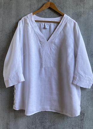 Шикарна лляна сорочка olsen