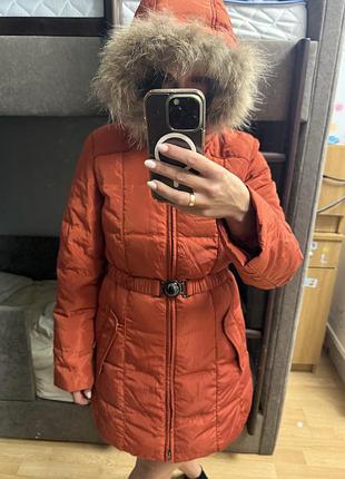 Куртка пуховик плащ теплий