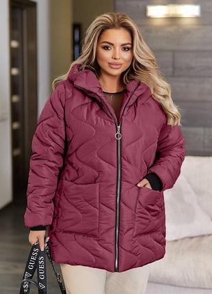 Жіноча осіння подовжена куртка | 2045