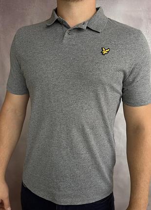 Оригінальна чоловіча футболка поло lyle & scott