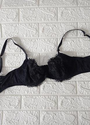 Vs нобюстгальтер з мереживом чорний р.34/ddd 75/f