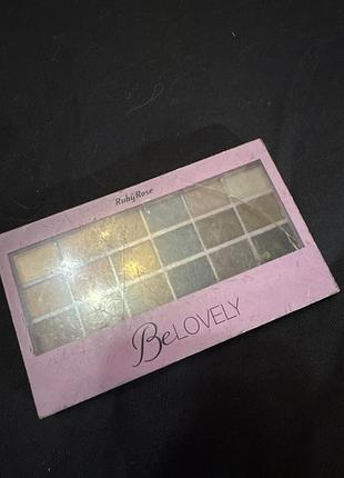 Палетка тени для век ruby rose belovely