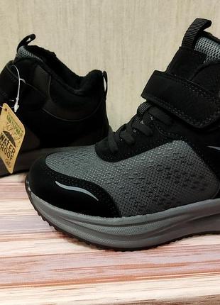 Демисезонные утепленные хайтопы ботинки кроссовки jong golf 32 34 35 36 37