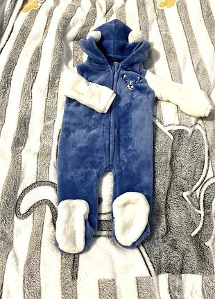 Теплий чоловічок 0-3міс, для хлопчика