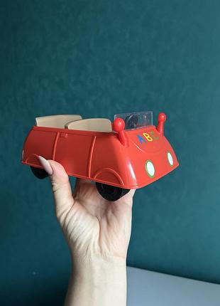 Машинка свинка пеппа червона іграшка дитяча