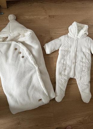 Комплект комбінезон і конверт зимовий mayoral