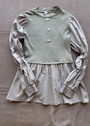 Блуза с длинным рукавом m