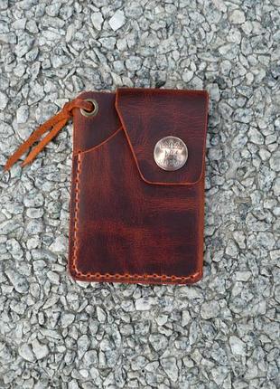 Кожаный картхолдер